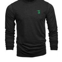 Silicone Dropline Logo - Long-Sleeve T-Shirt (Night Vision Edition)
