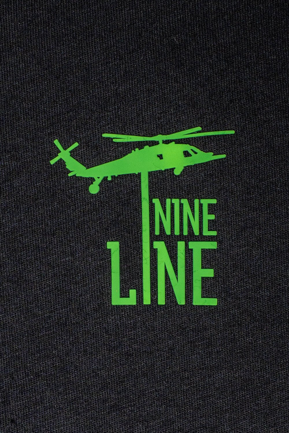 Silicone Dropline Logo - Long - Sleeve T-Shirt (Night Vision Edition)
