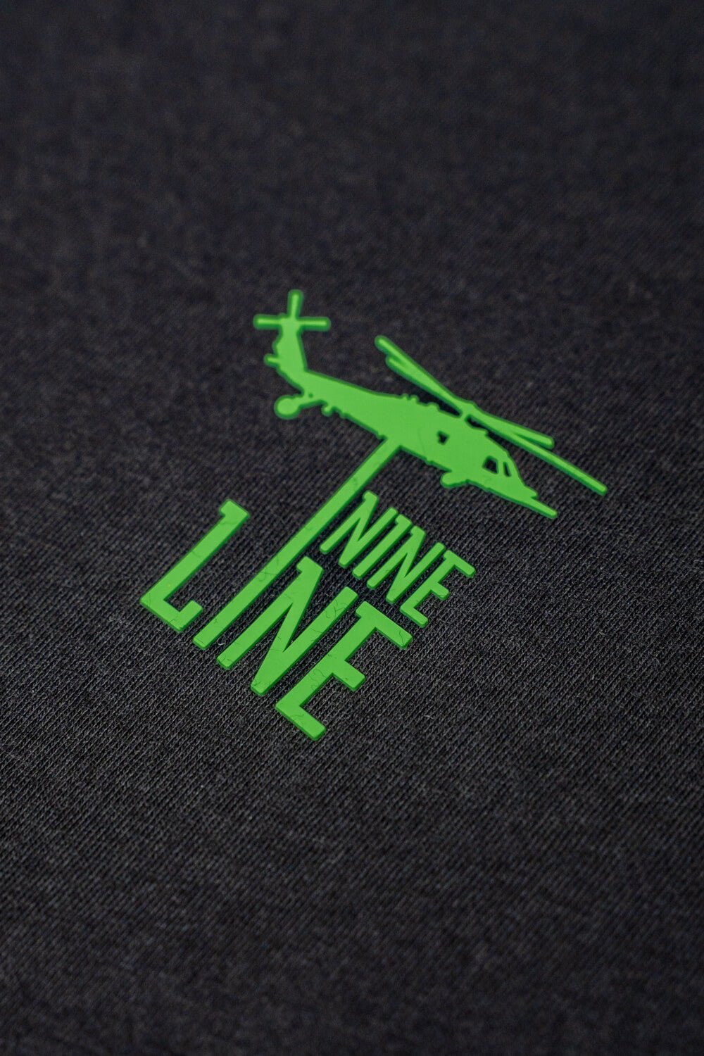 Silicone Dropline Logo - Long - Sleeve T-Shirt (Night Vision Edition)