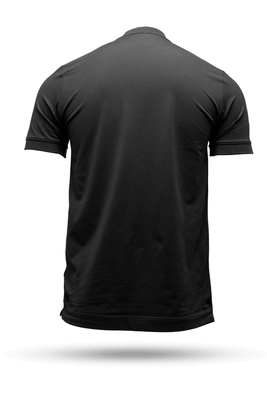 Silicone Dropline Logo - Short Sleeve Henley