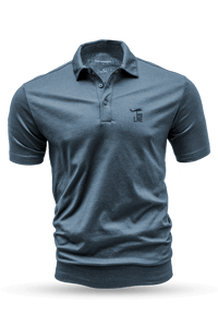 Silicone Dropline Logo - Short Sleeve Polo