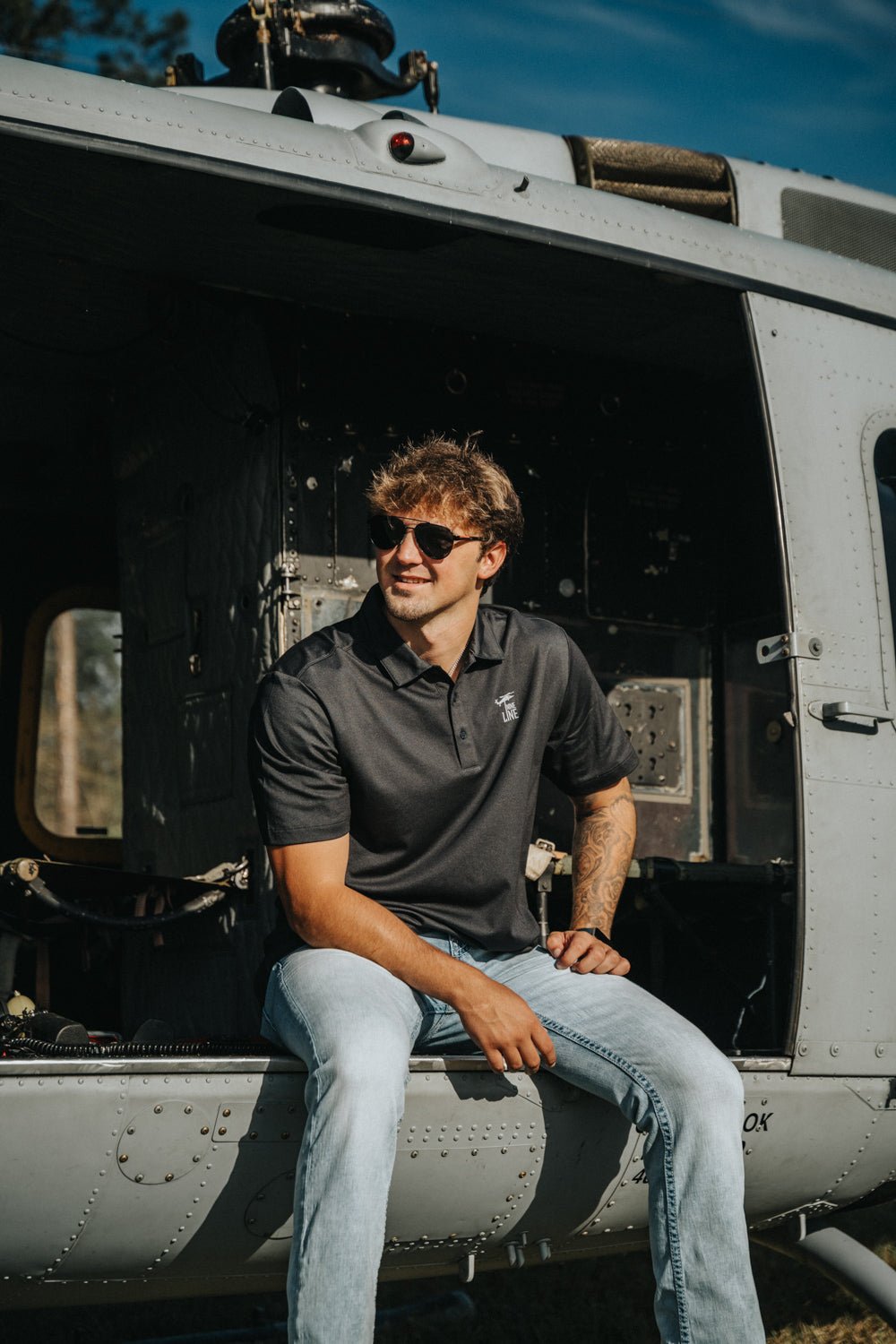Silicone Dropline Logo - Short Sleeve Polo