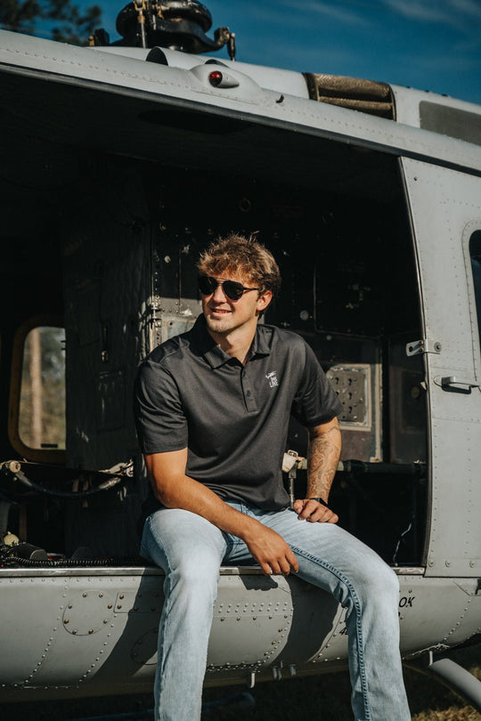 Silicone Dropline Logo - Short Sleeve Polo