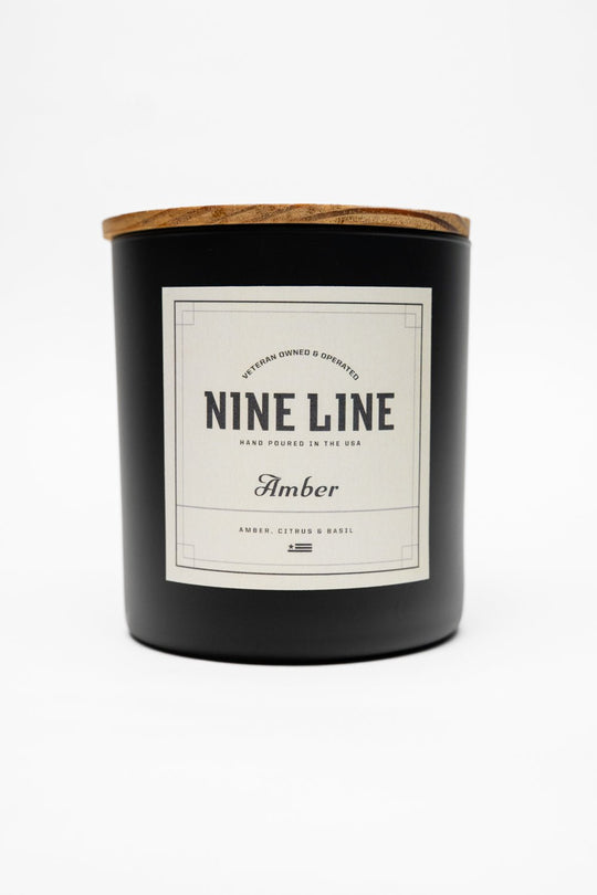 Single Wick Amber Scented Candle