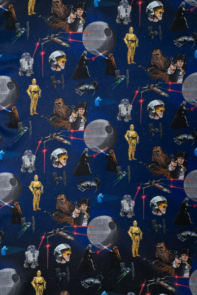 Space Icons - Short Sleeve Button Down Shirt
