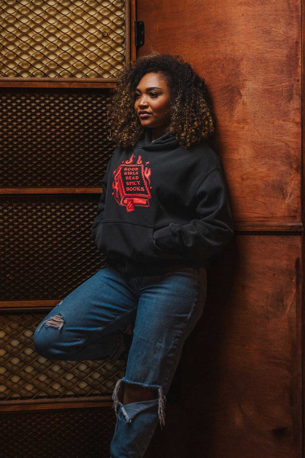 Spicy Books - Women's Relaxed Fit Hoodie