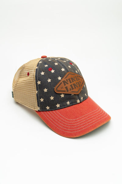 Stencil Patch Logo - Old Favorite Trucker Mesh Back Hat