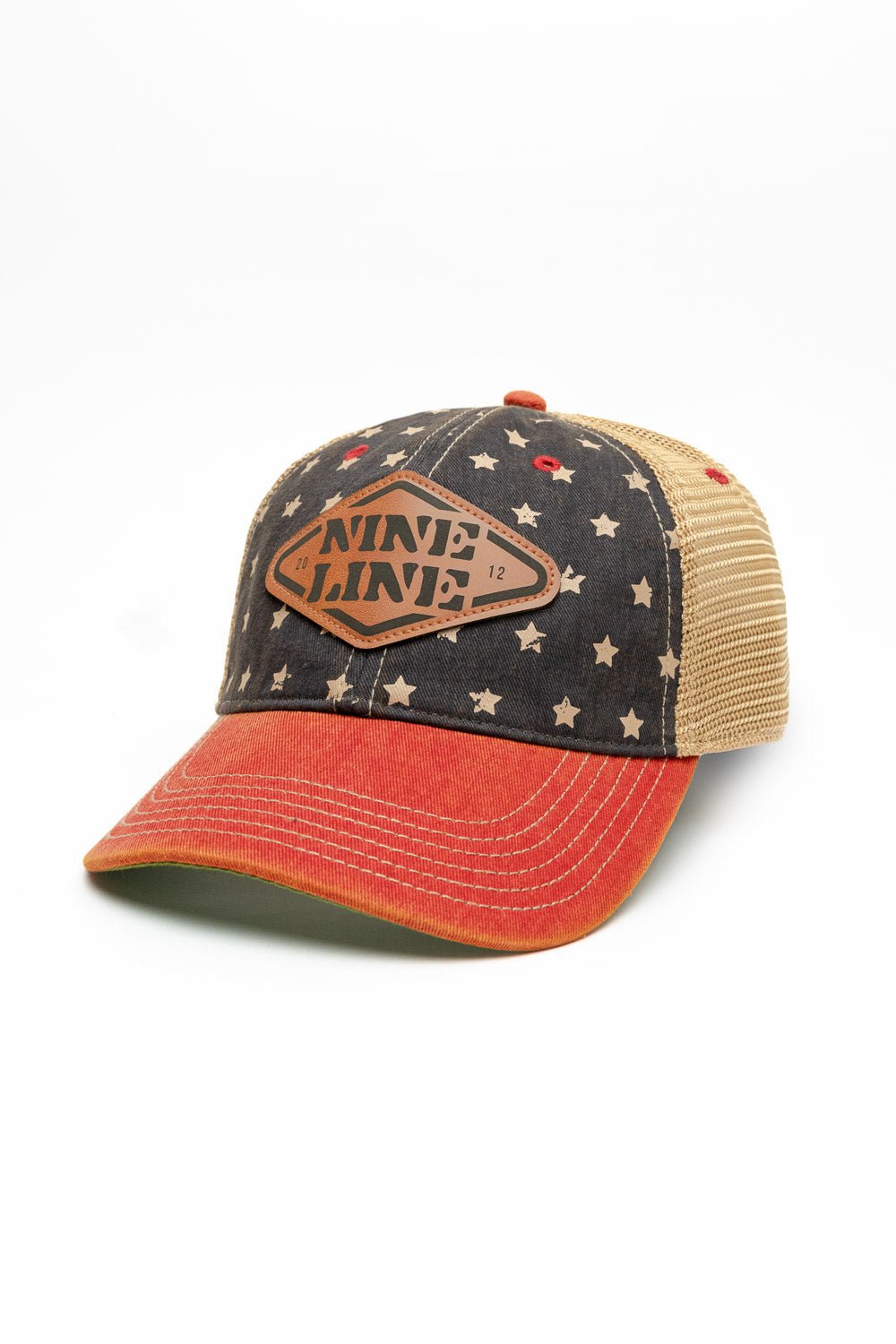 Stencil Patch Logo - Old Favorite Trucker Mesh Back Hat