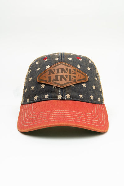 Stencil Patch Logo - Old Favorite Trucker Mesh Back Hat