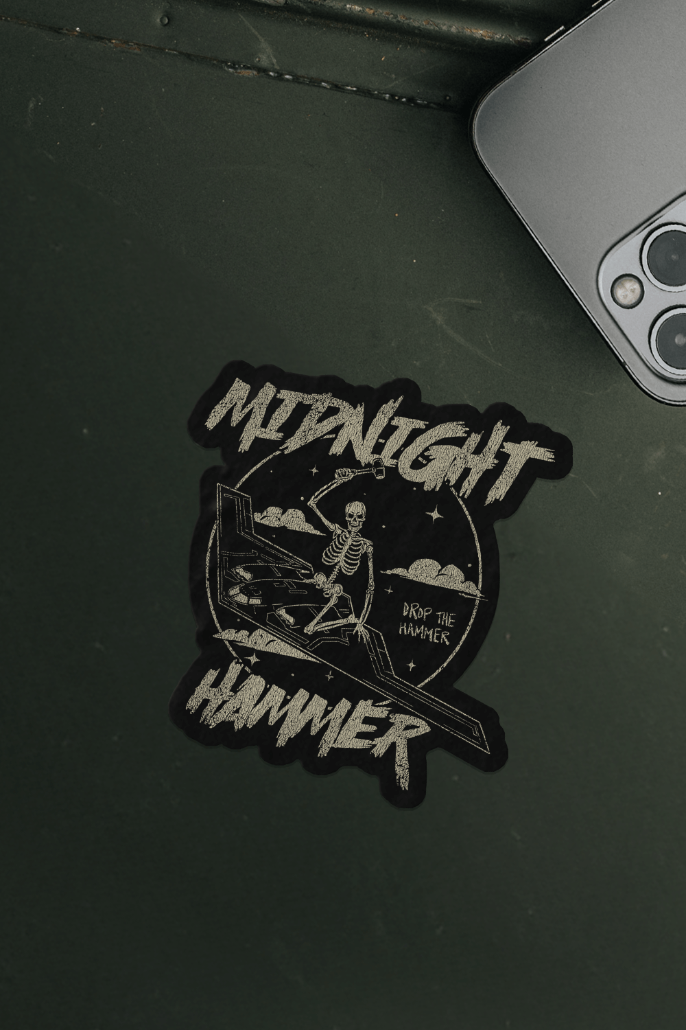 Sticker - B2 - Bomber Drop The Hammer