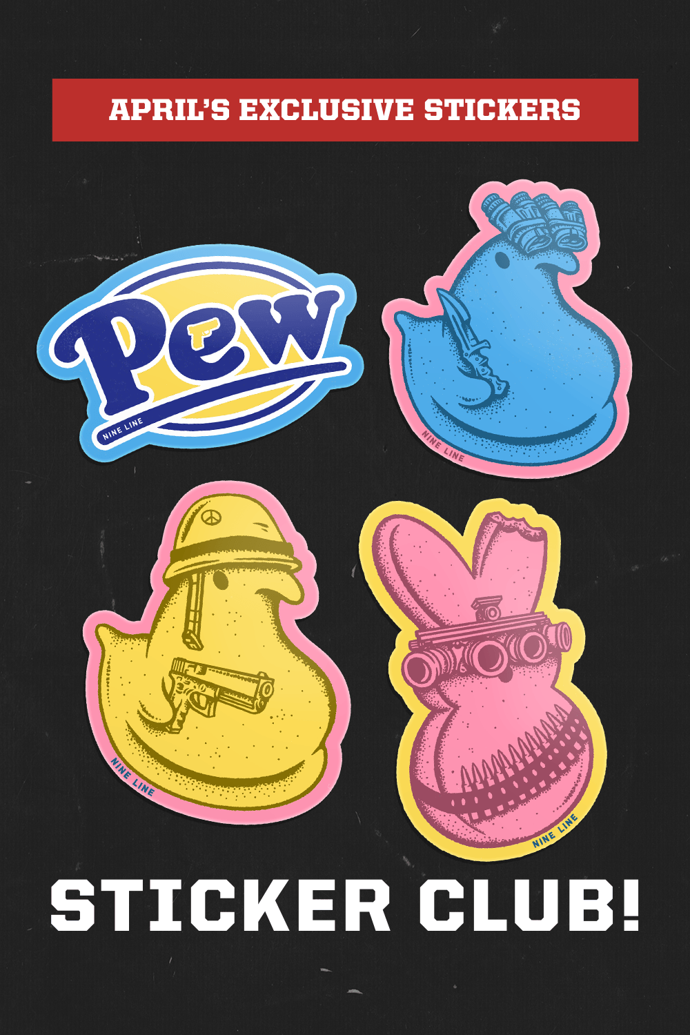 Sticker Club - Monthly Sticker Pack