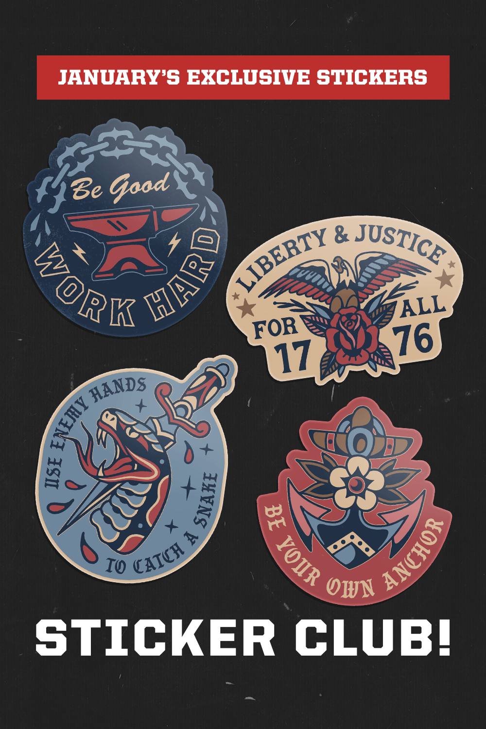 Sticker Club - Monthly Sticker Pack