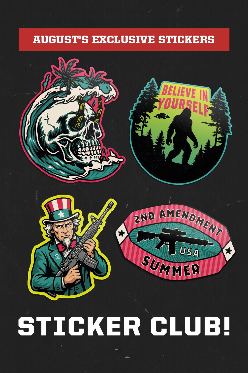 Sticker Club - Monthly Sticker Pack