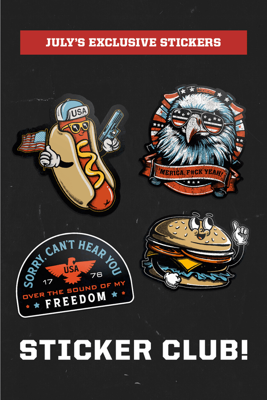 Sticker Club - Monthly Sticker Pack – Nine Line Apparel