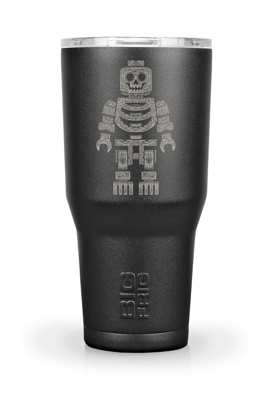 Sugar Skull Block Head - Big Frig Tumbler