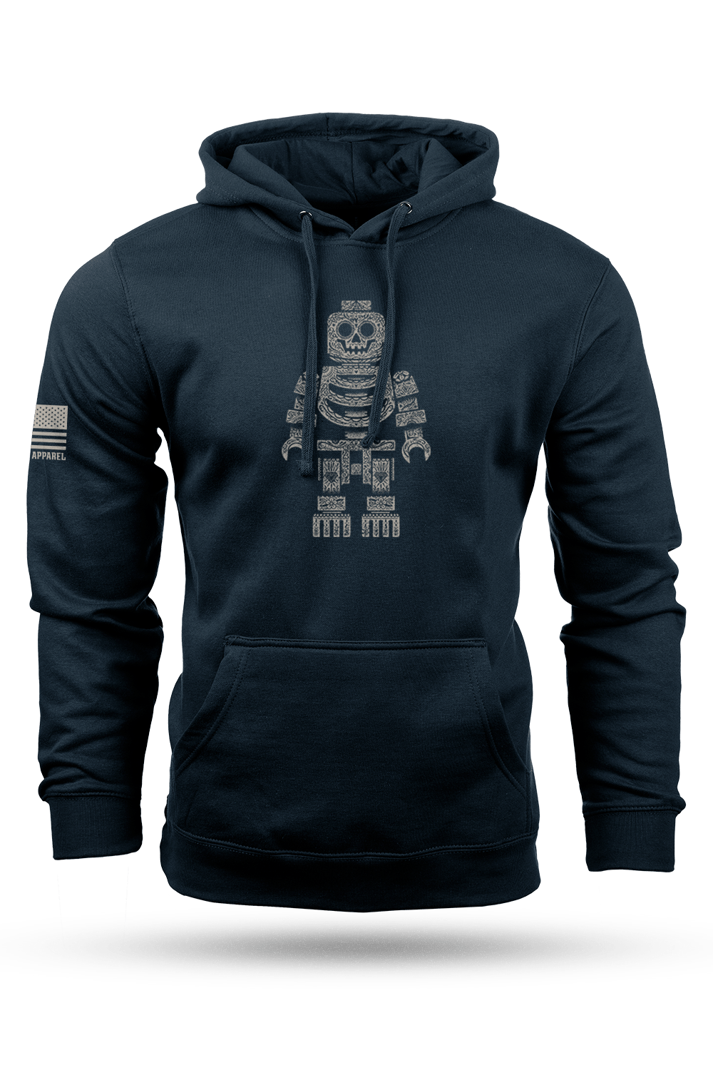 Sugar Skull Block Head - Hoodie