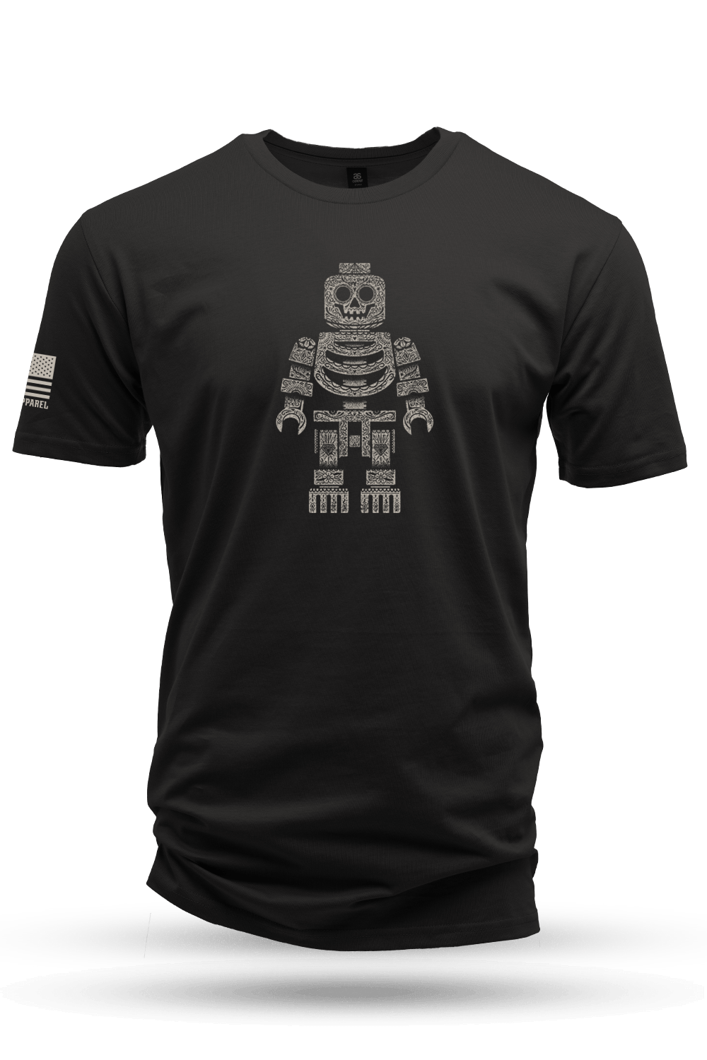 Sugar Skull Block Head - Men's Premium Cotton T-shirt