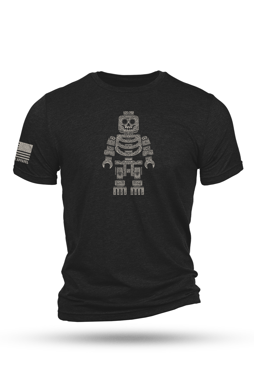 Sugar Skull Block Head - T-Shirt