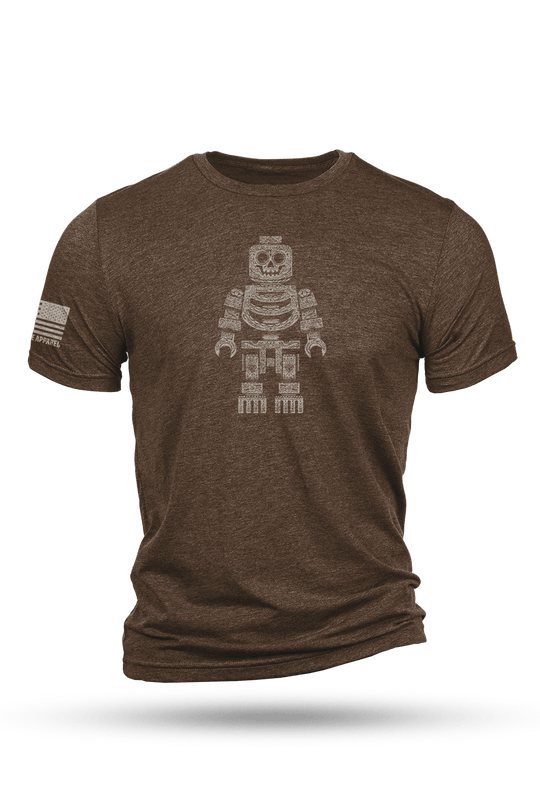 Sugar Skull Block Head - T-Shirt
