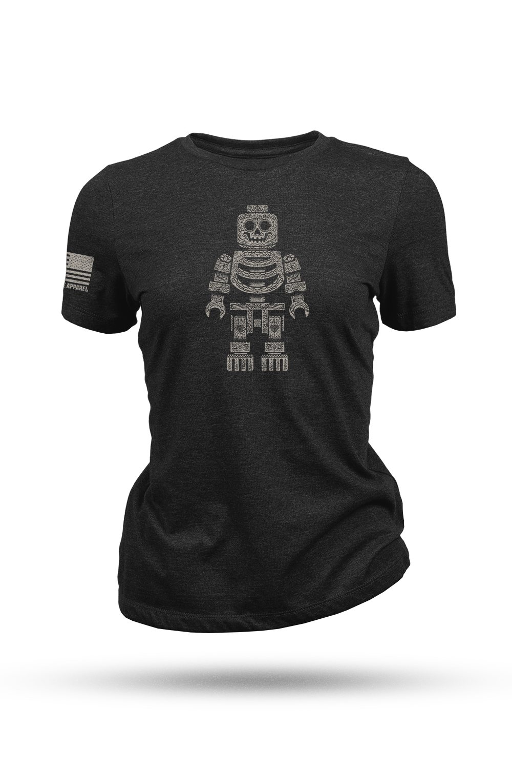 Sugar Skull Block Head - Women's T-Shirt