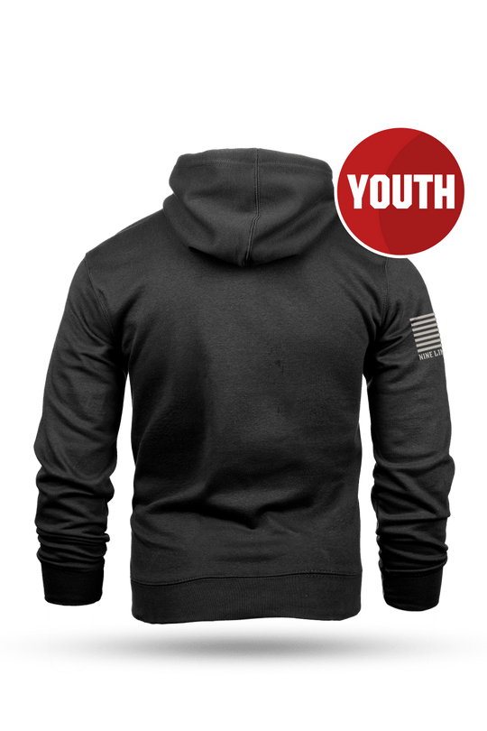 Sugar Skull Block Head - Youth Hoodie