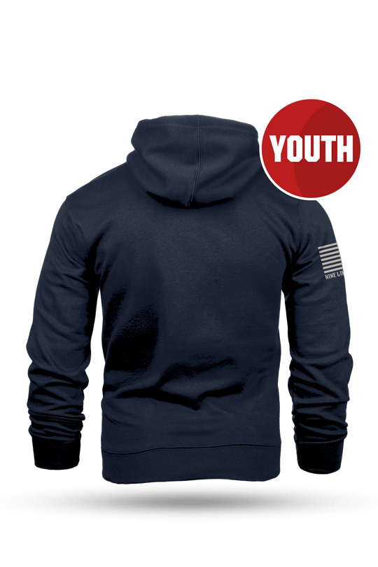 Sugar Skull Block Head - Youth Hoodie