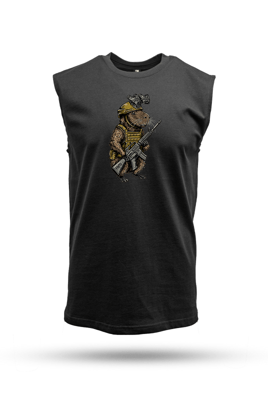 Tactical Capybara - Men's Muscle Tank Top
