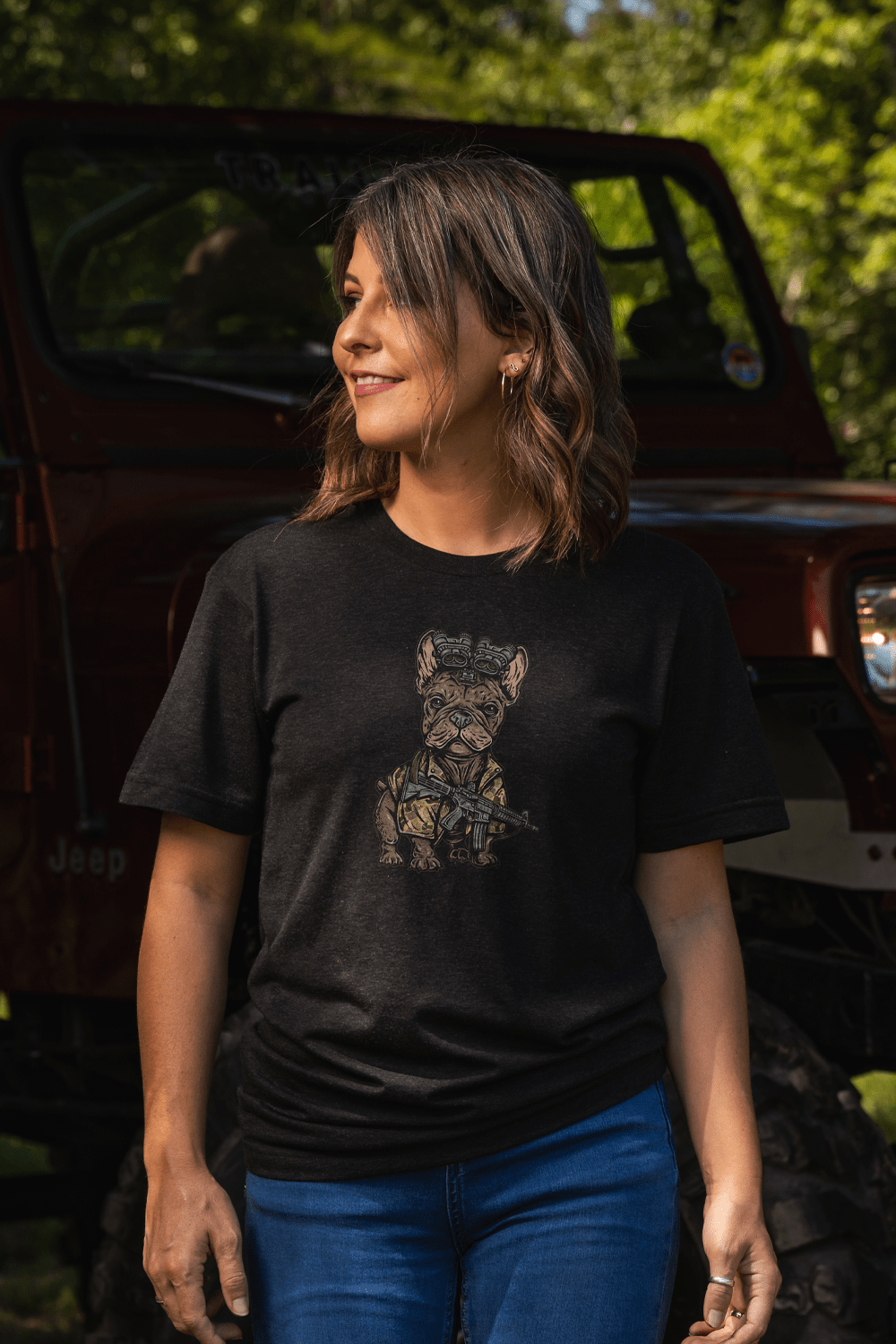 Tactical Frenchie - Women's T-Shirt
