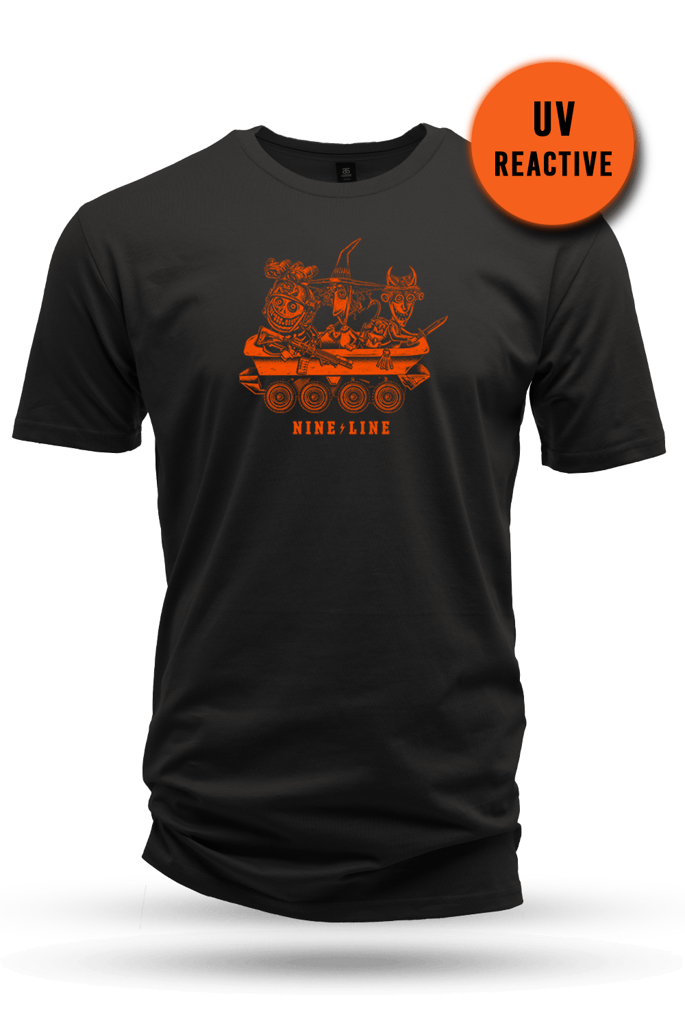 Tactical Nightmare - UV Reactive Men's Premium Cotton T-shirt