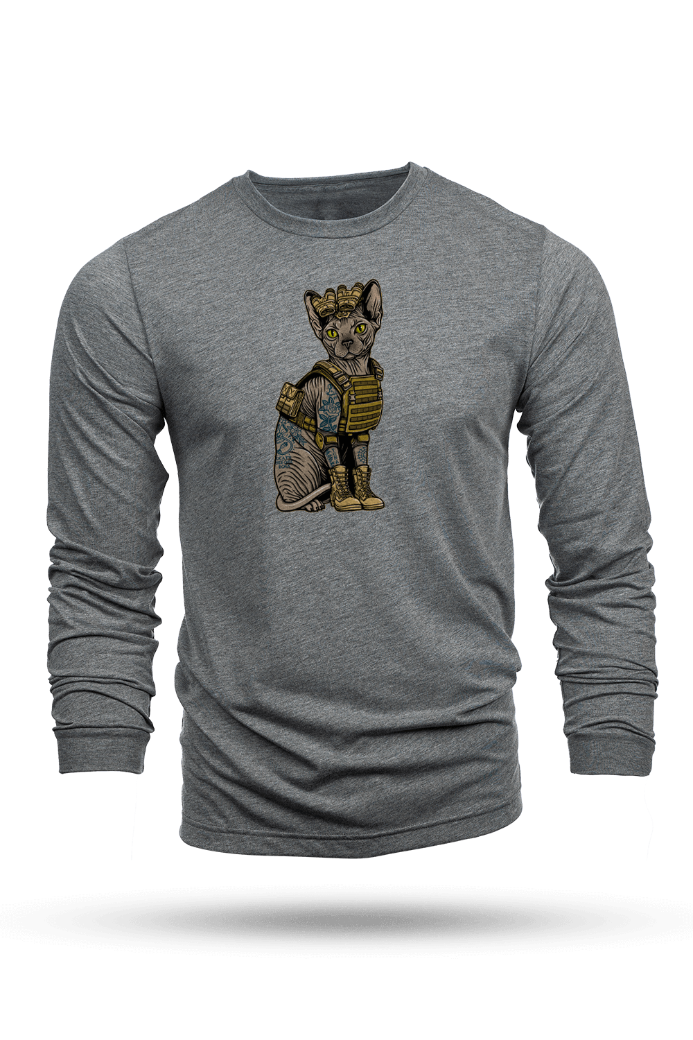 Tactical Sphynx - Long - Sleeve Shirt