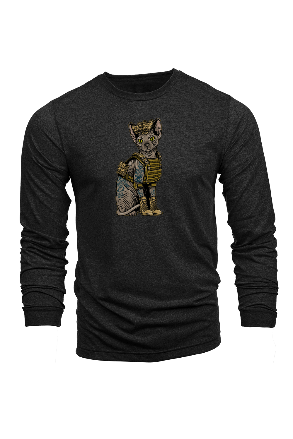 Tactical Sphynx - Long - Sleeve Shirt