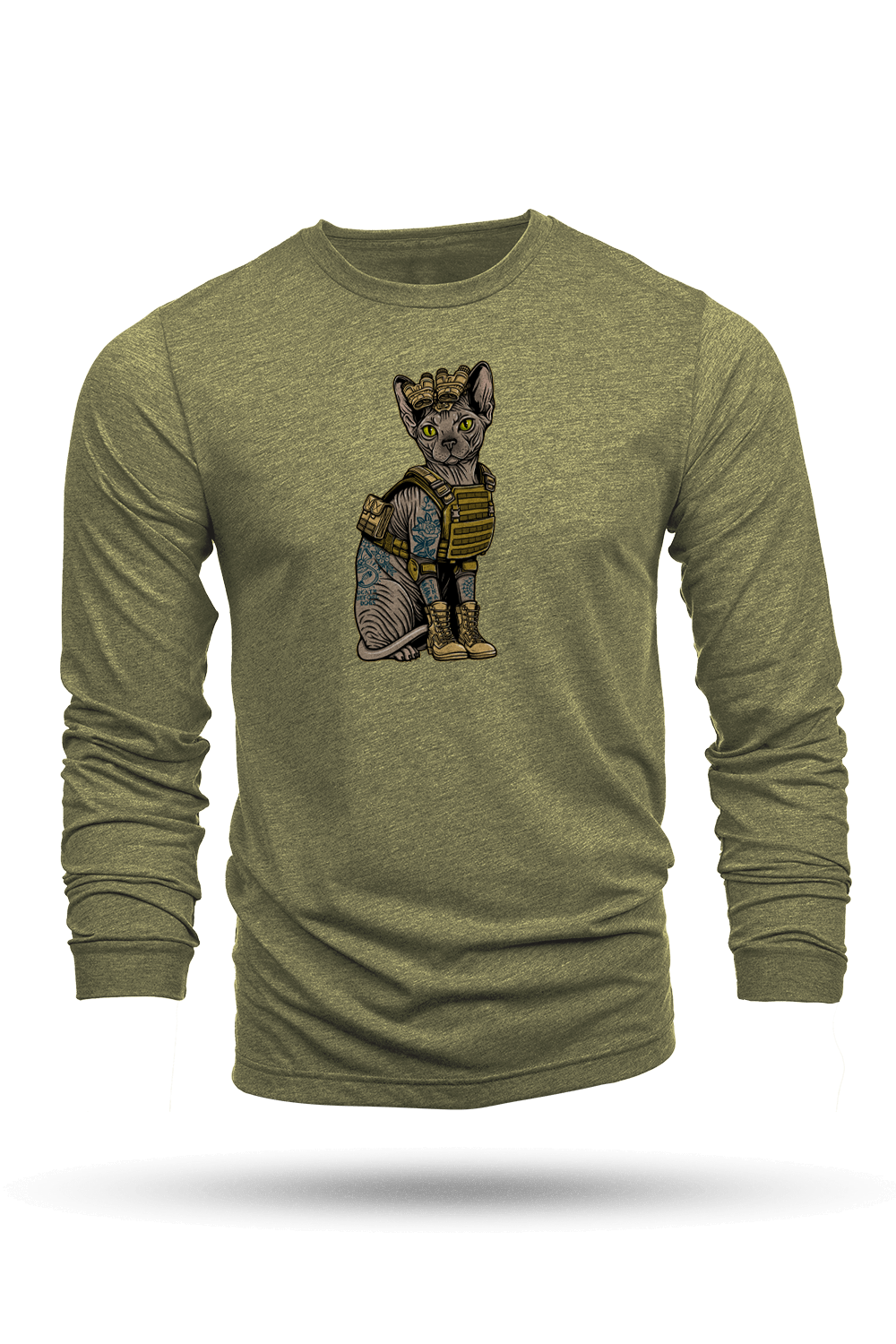 Tactical Sphynx - Long - Sleeve Shirt