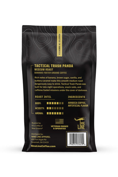Tactical Trash Panda Bananas Foster Medium Roast - Ground Coffee | 12OZ