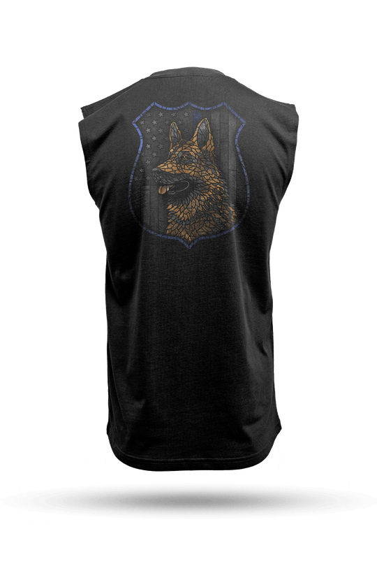 TBL German Shepherd Glass - Men's Muscle Tank Top