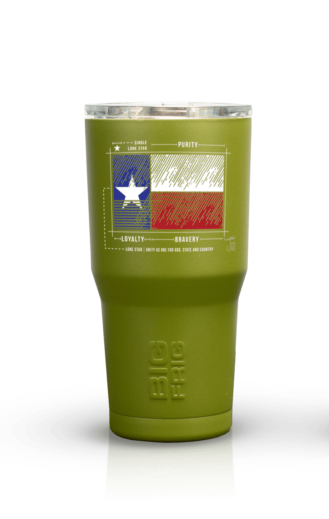 Texas Flag Schematic﻿﻿ - Big Frig Tumbler