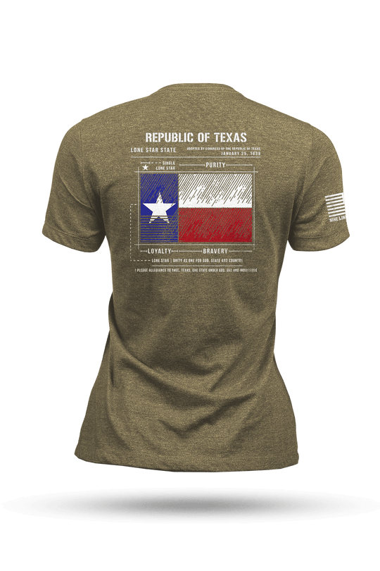 Texas Flag Schematic - Women's T-Shirt