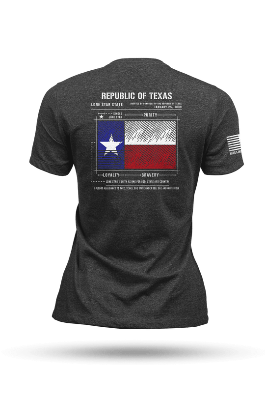 Texas Flag Schematic - Women's T-Shirt