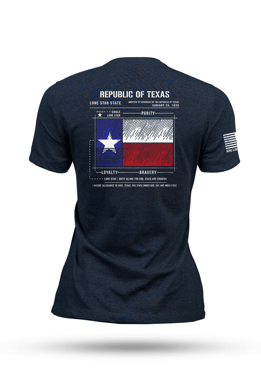 Texas Flag Schematic - Women's T-Shirt