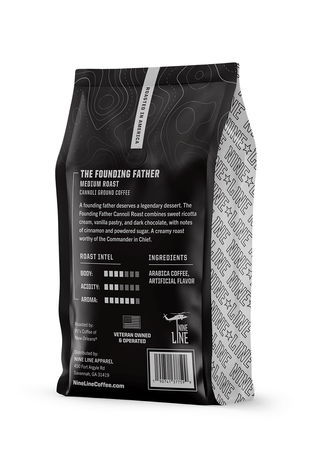 The Founding Father Cannoli Roast - Ground Coffee | 12OZ