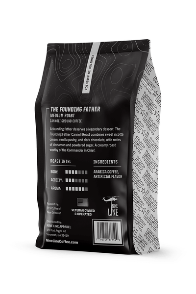 The Founding Father Cannoli Roast - Ground Coffee | 12OZ