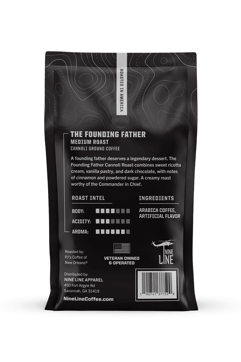The Founding Father Cannoli Roast - Ground Coffee | 12OZ
