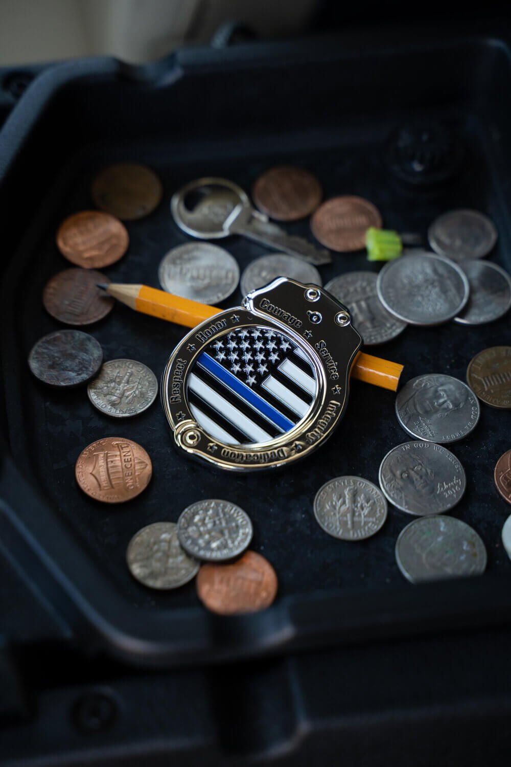 Thin Blue Line - Challenge Coin