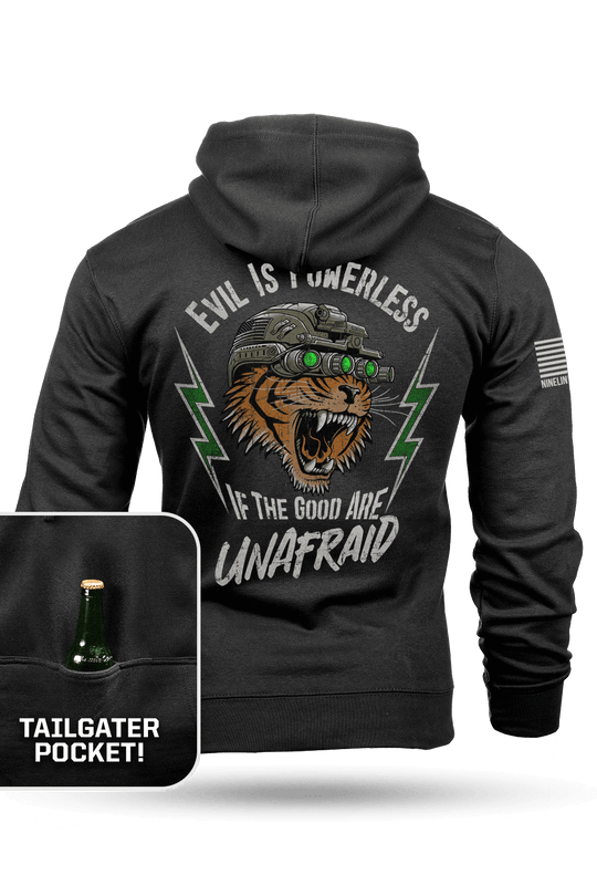 Unafraid Tiger - Tailgater Hoodie