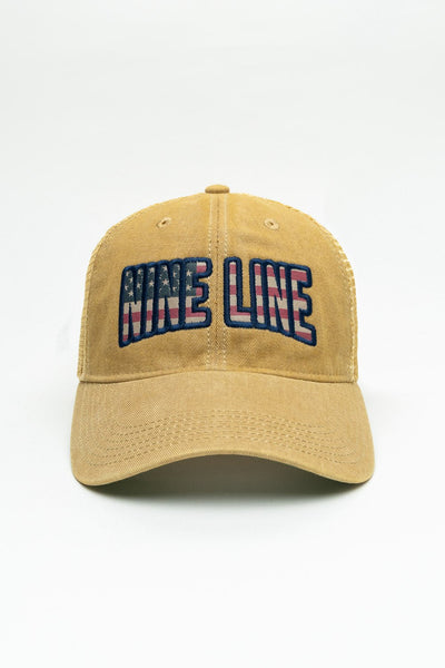 USA Flag Logo - Old Favorite Trucker Mesh Back Hat