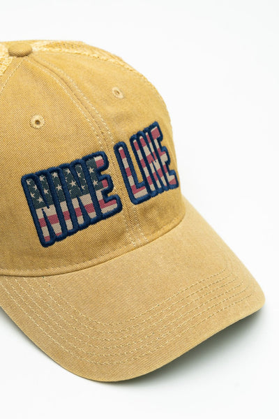 USA Flag Logo - Old Favorite Trucker Mesh Back Hat