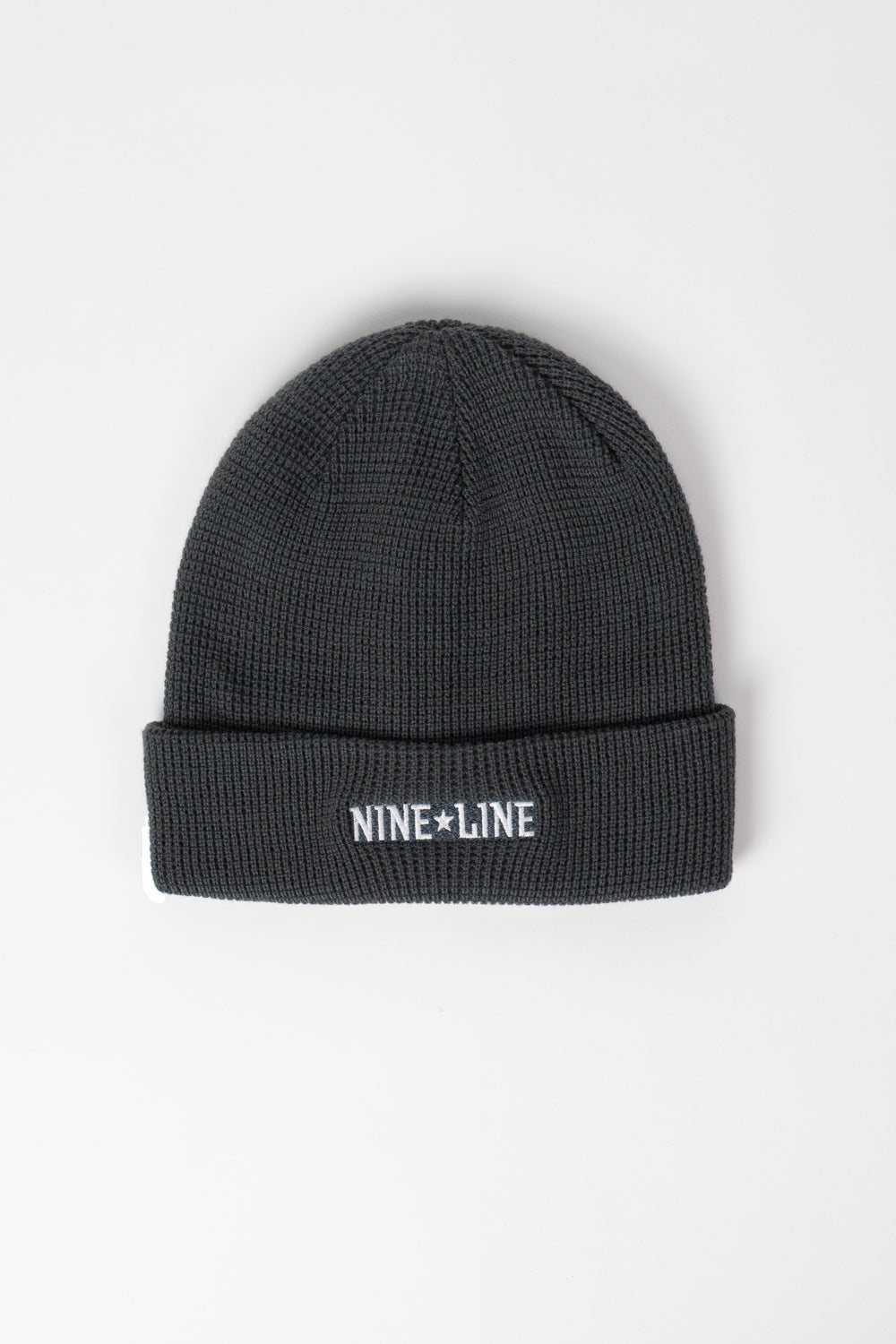 Waffle Knit Cuffed Beanie