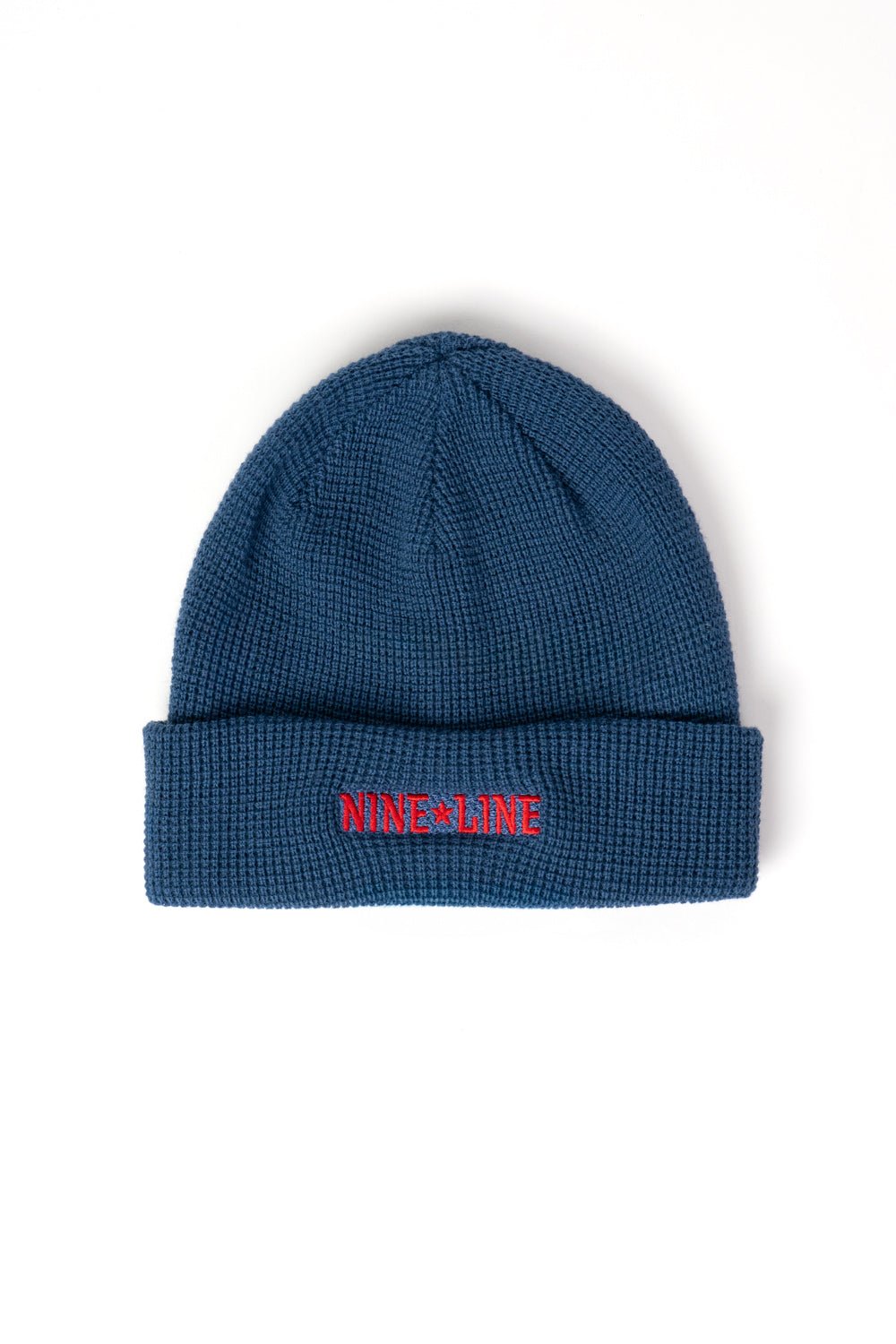 Waffle Knit Cuffed Beanie