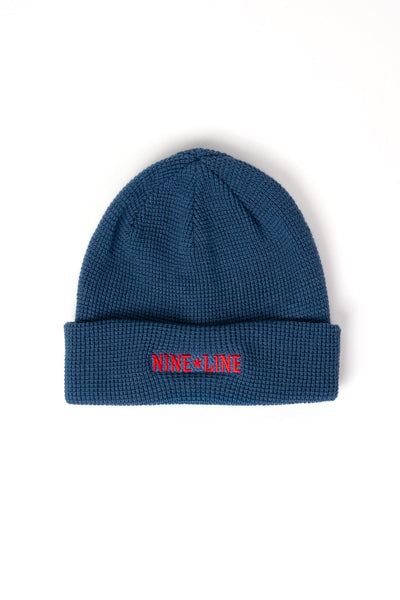 Waffle Knit Cuffed Beanie