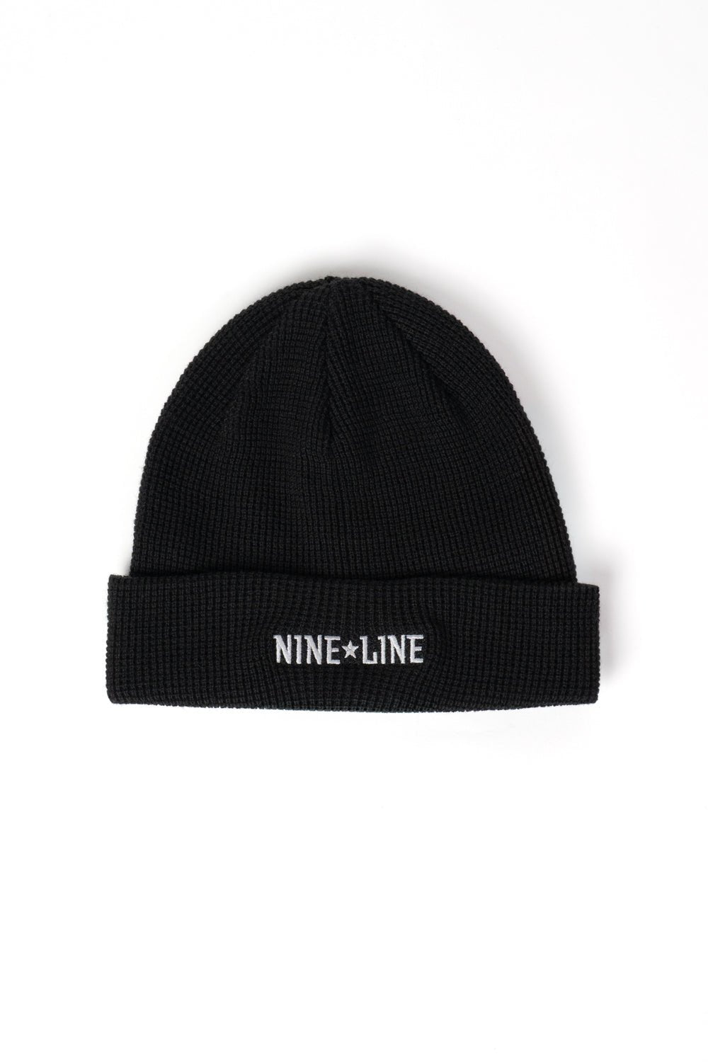Waffle Knit Cuffed Beanie