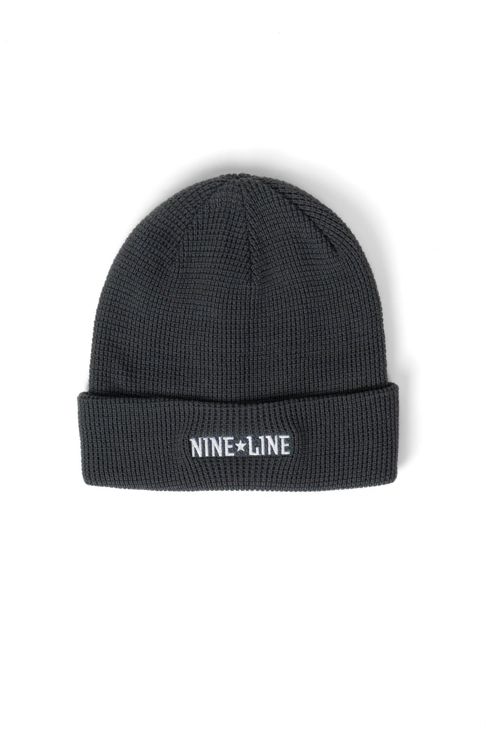 Waffle Knit Cuffed Beanie